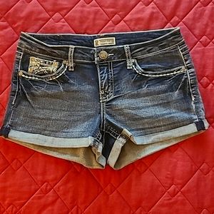 Soundgirl denim jean shorts size 9